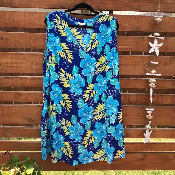 Pineapple Cove Dresses & Skirts - Think Tropical!  Lovely A-line Dress Plus 2X